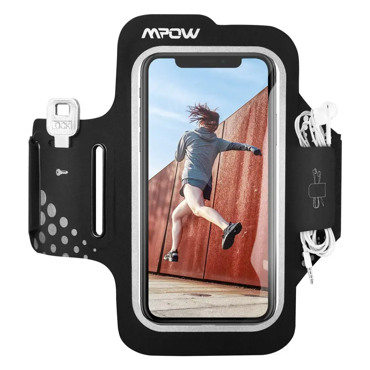 Fascia da braccio per il running