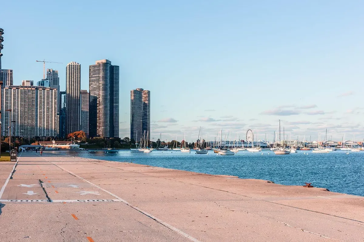 Il Lakefront Trail a Chicago