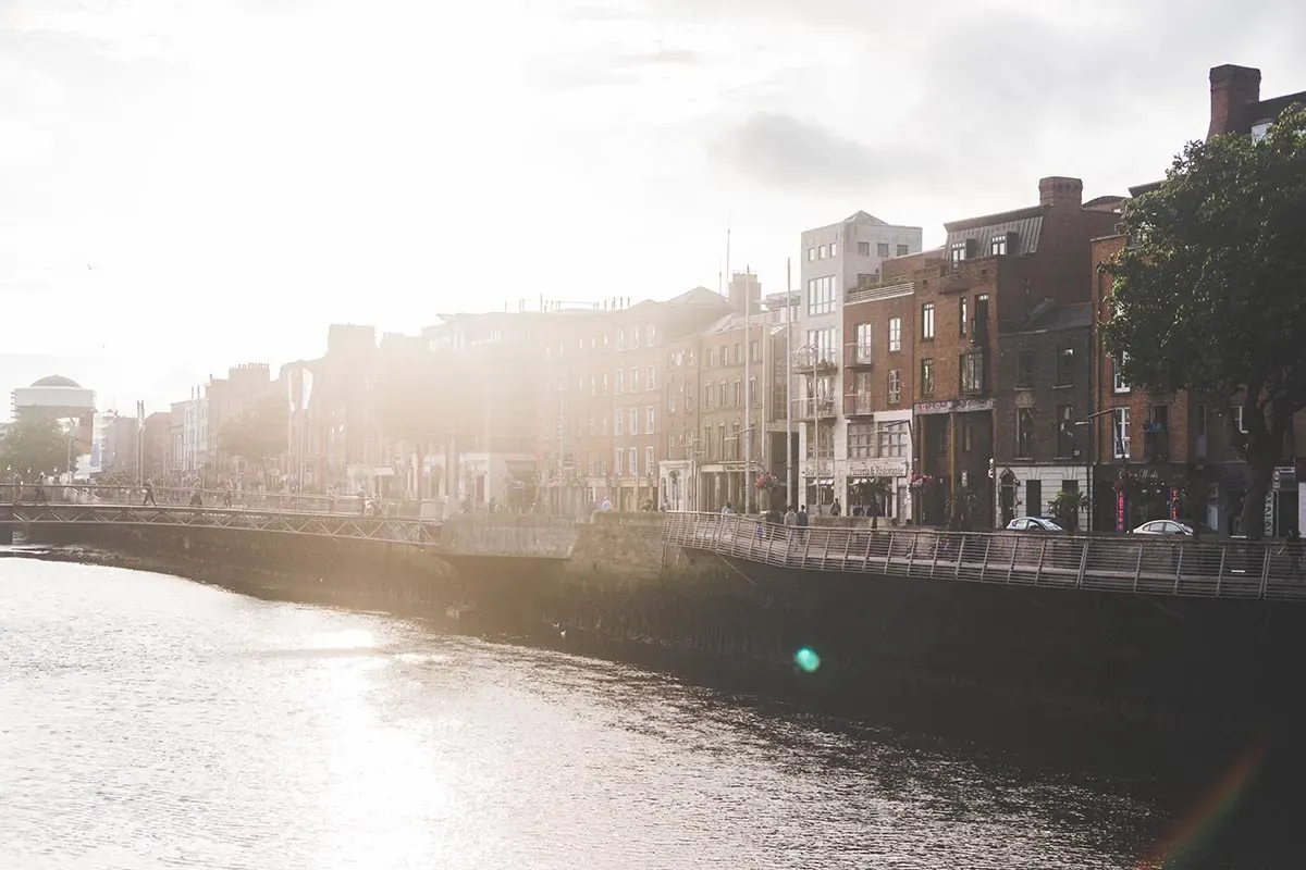Fiume Liffey a Dublino