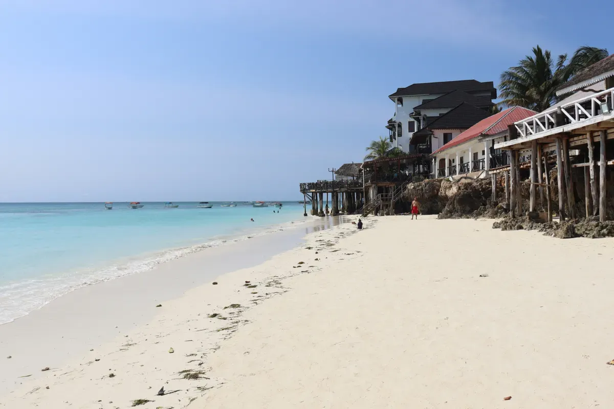 La spiaggia di sabbia bianca di Nungwi