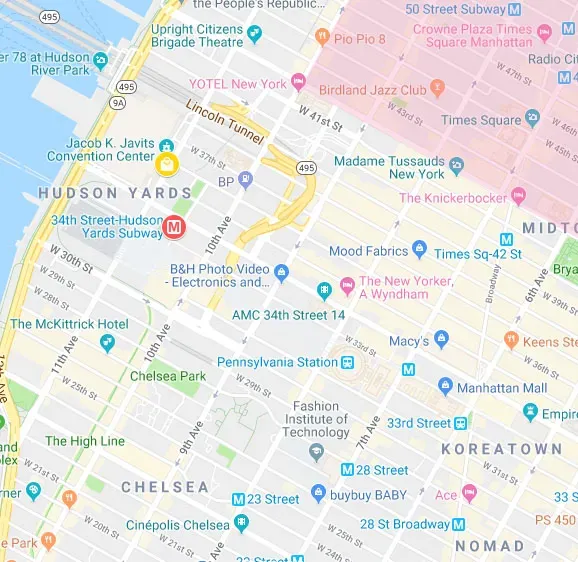 L'area Expo della maratona di New York